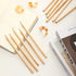 Fumete Natural Wooden Pencils Pack, Hexagonal Grip HB Graphite Pencils for Classroom Office (260 Pieces)