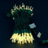 SWEET SHINE 100 33 T5 Warm White One-Piece LED Christmas Lights, ft Green Cord High Waterproof UL Certified Outdoor