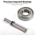 1/2" 3/4" 2-1/2" Top Bearing Flush Trim Router Bits Shank, Cut Diameter, Cut Length, Useful for Template/Pattern