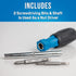 Jonard Tools Multi-Bit 6-in-1 Screwdriver with Comfort Grip, 7 1/2" Length SD-61