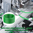 14 75FT AWG THHN Wire Single Bare Copper Conductor, Green Electrical Building Wire with Nylon Insulation for Panel