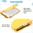 Hongri Plastic Clipboard with Storage, Heavy Duty Slim Clipboard for Work, Size 14 x 9.6 x 1.2 Inches, Yellow