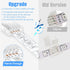 Led Strip Connectors, Transparent Led Light Connectors 4 pin 10 Pack and L Shape 4-Pin LED Corner Connectors 4-Pack for 10mm Wide Waterproof or Non-Waterproof 3528 5050 LED RGB Strip Light by GXILEE
