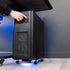 VIVO 7.8 14 inch CART-PC01L Large Computer Tower Desktop ATX-Case, CPU Steel Rolling Stand, to Wide Adjustable Mobile