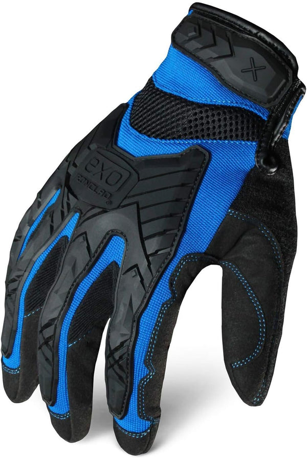 Ironclad Men's Small Work Gloves - Black & Blue, Pack of 1