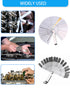 Feeler Gauges Set, 32 Blades Stainless Steel Dual Marked Metric and Standard SAE Valve Thickness Gauge