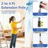BHLUUIYER 2 4 Set 9 4 Paint Roller Kit with to FT Extension Pole for House Painting - Completed Home Painting