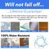 Self Adhesive Round Plate Door Bumper Pads, Silicone Wall Protectors from Door Knobs, Rubber Door Handle Bumper Guard
