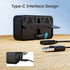 YIFAN Tuya Zigbee Hub Gateway - Smart Home Bridge Hub with Type-C Port, Compatible with Alexa/Google Assistant, Black