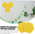 MAGICLULU 12 Pcs Felt Backdrop Wall Sticker Pin Board, Self-adhesive Black Cork Board for Home Decor