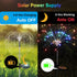 120 8 4 Pack Lewondr Firework Solar Garden Lights, LED Solar Firework Lights with Lighting Modes, Waterproof Sparkler