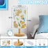 HFYCENYAN Room,3-Color Kids Table Lamp-Night Light for Boys LED Desk Lamp with Baby Elephant Zebra Giraffe Tiger