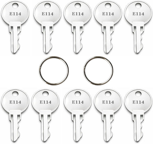 Rolvyns 10-Pack E114 Replacement Dispenser Keys Compatible with E114 Toilet Paper, Paper Towel