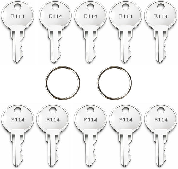 Rolvyns 10-Pack E114 Replacement Dispenser Keys Compatible with E114 Toilet Paper, Paper Towel