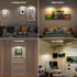 6000mAh 3-Way Dimmable Picture Lights for Wall, Rechargeable Battery Wall Sconce with Remote & Timer, Art Lighting
