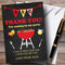 The Card Zoo BBQ Bunting Party Thank You Cards