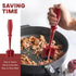 15OZ Red Meat Chopper And Red Bacon Grease Container