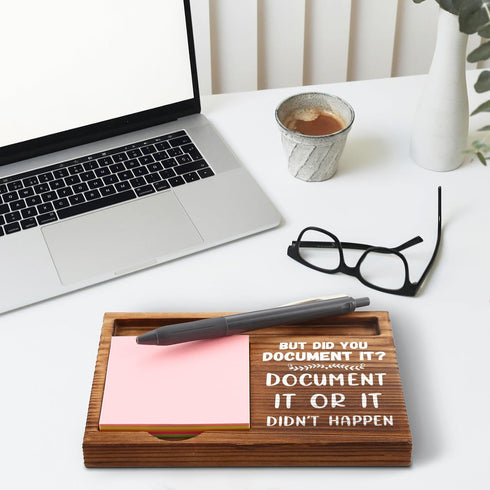 Funny Sticky Note Holder Gifts for School Administrator, Counselor, Psychologist, Office Desk Self-Stick Note Pad