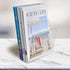 Azar Displays Medium Standing File Holder/Sorter Desk Organizer, 4-Pack, Clear, 255082
