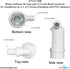 Water Softener Air Gap with 1/2-inch Barb Connector for Installation on 1-1/2-inch Standpipe with PVC Trap Adapters