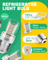 Refrigerator LED Light Bulb KEI D34L Refrigerator Bulb Light Replacement Fit for Frigi-daire Ken-More-2 Packs (3.5W 85V-265V E27 2700K Warm Light) by BOGDA