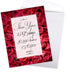 NobleWorks 3rd Wedding Milestone Anniversary Notecard Jumbo 8.5 x 11 - Marriage of 3 Years w/Envelope