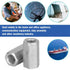 M6 Straight Fitting Nut Coupling, Hex Zinc Plated, 10pcs (M6 X18mm)