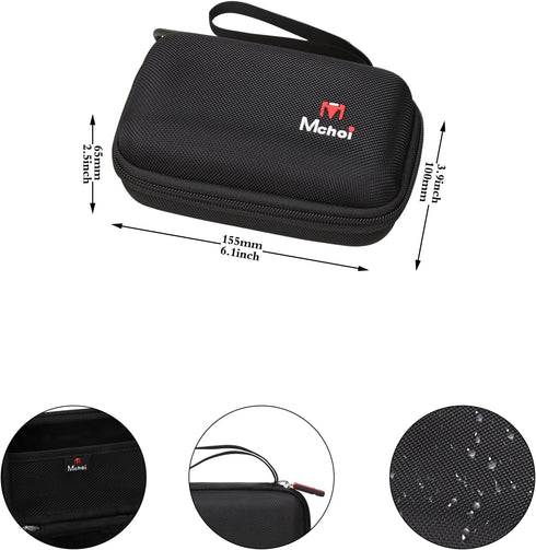 Mchoi Hard Case for BAQICK Label Maker Mini Printer WP9510, Waterproof Shockproof Portable Protective Case