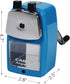 Carl Angel-5 Manual Pencil Sharpener with Metal Table Mount, Quiet for Classroom, Home & Office, Black
