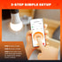 A19 Bulb, 800LM (60W Bulb (2pk) Caveman Matter & WiFi Smart LED Light RGBW Color Changing, Tunable Warm & Cool White
