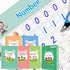 HAIYISHIYE Grooved Writing Books for Kids, Magic Practice Copybook, Reusable Handwriting Practice Book