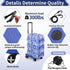 4 Folding Hand Truck Lightweight Hand Truck Dolly Foldable,Luggage cart with Rotate Wheels, Utility Cart