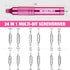WORKPRO 24-in-1 Precision Screwdriver Set, 24 pcs Tough S2 Steel Bits for Eyeglass, Watch, Phone, Pink