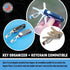 Keyport MOCA 10-in-1 Keychain Multitool, Stainless EDC Multi Tool: Pry Bar, Bottle Opener, Screwdriver & More