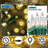 Heyworld 60 17ft 5mm Slow Twinkle Christmas Lights, LED UL Certified Soft String Lights, Waterproof Fairy Glow