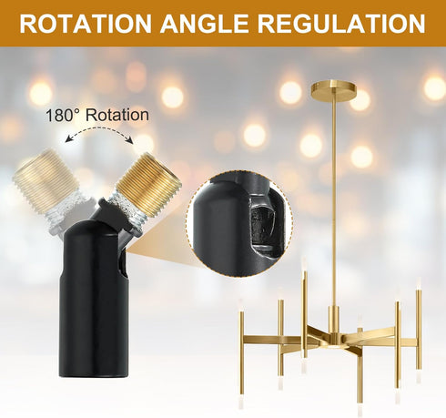 180 46x15mm M10 Pack 3) MECCANIXITY Sloped Ceiling Adapter, Degree Fine Thread Sloped Ceiling Light Fixture Adapter Kit
