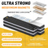 6 Pack 60x10x3mm Super Strong Neodymium Bar Magnets with Double-Sided Adhesive, Strong Magnet Heavy Duty, Magnets