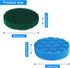 BCQDOL Set, 10 Electric Spin Scrubber Replacement Brush Heads Piece Replacement Brush Cleaning Kit for Cordless Power
