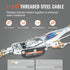 VEVOR Come Along Winch, 5 Ton Pulling Capacity, 11.5 ft Steel Cable, Heavy Duty Ratchet Power Puller