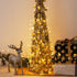 10FT 100 Cluster Fairy Lights Firecracker String Lights LED Warm White Plug in Indoor Silver Wire String Lights