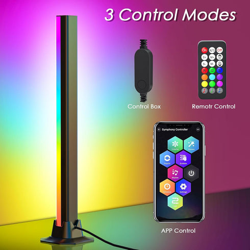 16.5" 16 213 Preset 8 3 Smart Light Bar, LED Light Bar for Room, Million Colors Changing, & Scene Modes, Dynamic Music