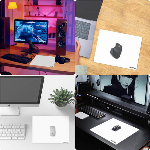 SYHITOU 15.711.8) Mousepad with Hard Surface for Gaming, Ultra Smooth Mouse Mat, Water-Resistant Mouse Pad Precision