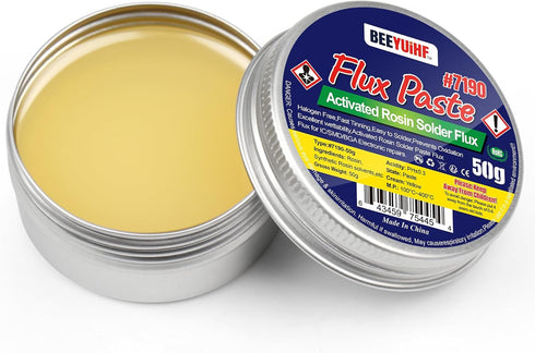 Rosin Solder Flux Paste, 1.76oz/50g, Flux for Soldering SMD BGA LED PCB IC CPU Electronic Repair & Soldering