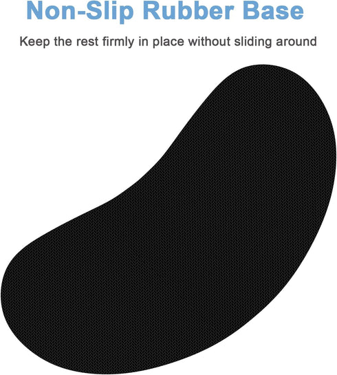 Dapesuom Mouse Wrist Rest, Ergonomic Memory Foam Mouse Wrist for Computer Desk Mats Support, Hand Rest Pad Cushion