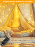66Ft 200 8 LED Fairy Lights Plug in, Waterproof String Lights Outdoor & Indoor Modes Christmas Light Bedroom Decor