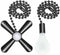 heynsgu Black Ceiling Fan Pull Chains, 2Pack 3mm Diameter Beaded Decorative Light Pull