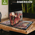 6 Pack 8.5" 11", 4 Menu Covers x View PU Leather Menu Holders for Restaurant, Coffee Shop, Bar, Wine Lists