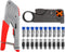 Coax Cable Crimper Kit Tool for RG6 RG59, Compression Tool Fitting Wire Stripper with 20pcs F Connectors