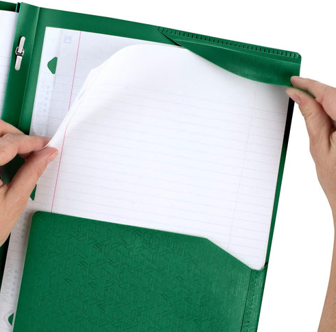 Five Star 2 Pocket Folders - 4 Pack Plastic Folders with Stay-Put Tabs, Holds 8-1/2" x 11" Paper