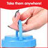edxeducation Transparent Tiles | Mini Jar | Colorful, Plastic Squares | Light Box Accessory | Sensory Play | Early Math